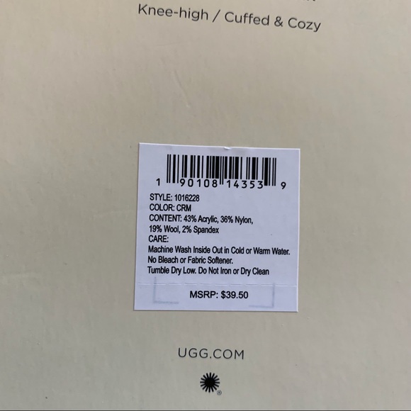 Ugg Womens Boot Socks - Picture 3 of 5